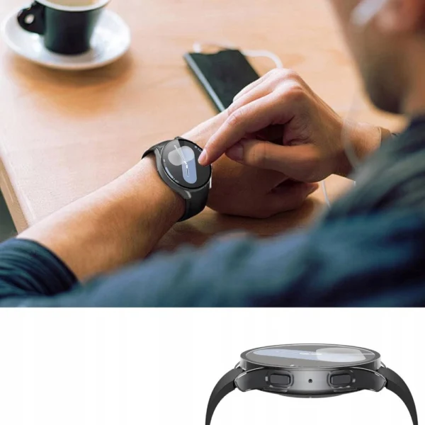 Tech-Protect Defense360 Case for Samsung Galaxy Watch 7 (40mm) - Transparenteng