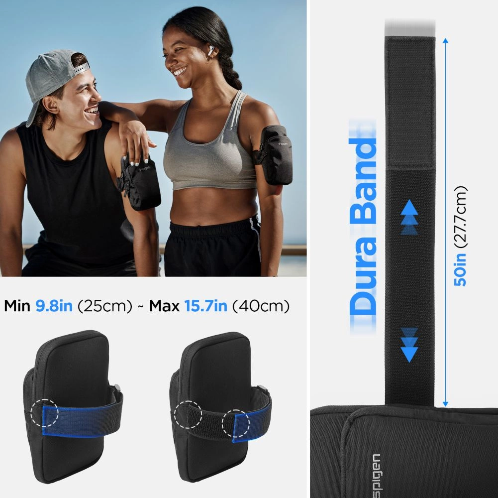 Spigen Dynamic Shield A702 Armband - Blackeng