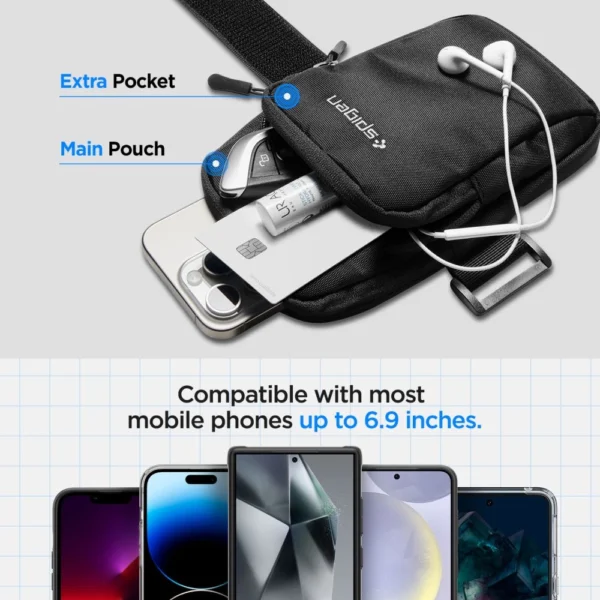 Spigen Dynamic Shield A702 Armband - Blackeng