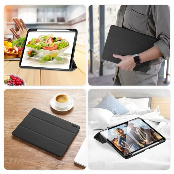 Dux Ducis Domo flip and smart sleep case for iPad Pro 11" 2024 - blackeng