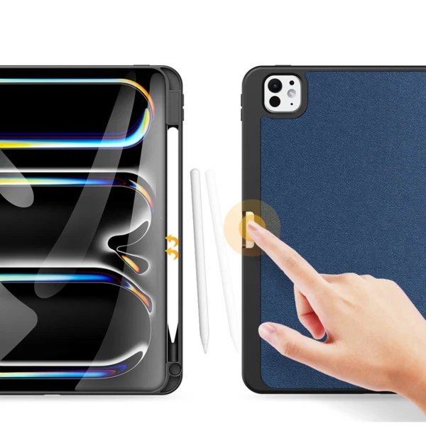 Dux Ducis Domo case with flap and smart sleep for Xiaomi Pad 6 / 6 Pro - blueeng