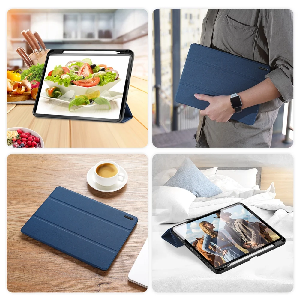 Dux Ducis Domo case with flap and smart sleep for Xiaomi Pad 6 / 6 Pro - blueeng