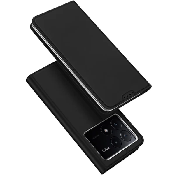 Dux Ducis Skin Pro case for Xiaomi Poco X6 Pro 5G / Redmi K70E with flap and card slot - blackeng