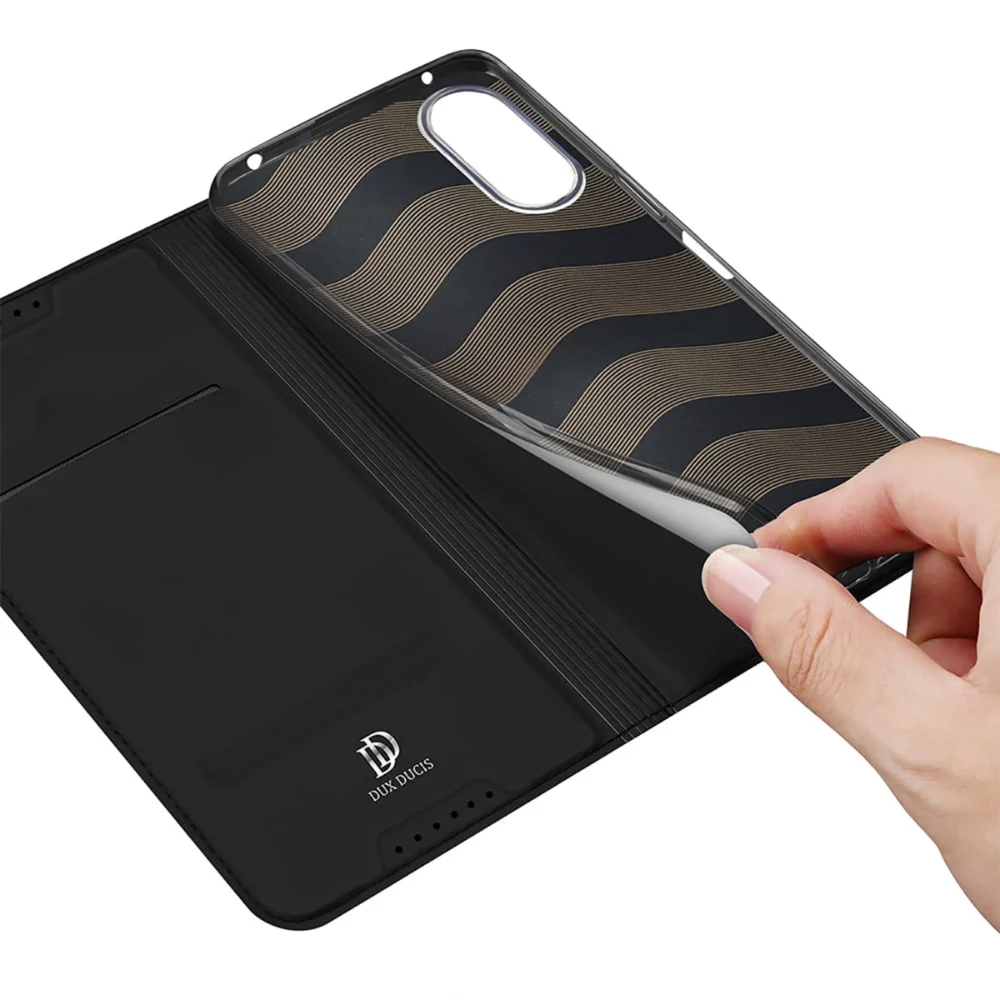 Dux Ducis Skin Pro case for Sony Xperia 10 VI with flap and card slot - blackeng