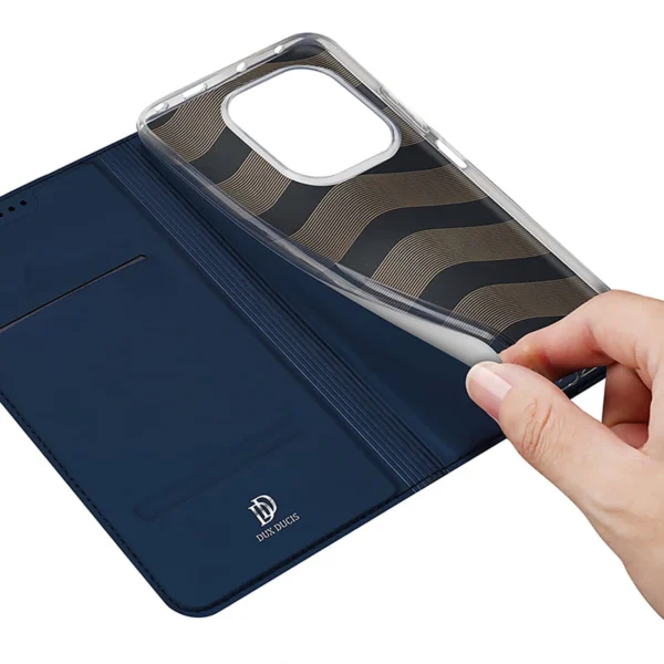 Dux Ducis Skin Pro case for Xiaomi Redmi Note 13Pro 4G / Poco M6 Pro 4G with flap and card slot - blueeng