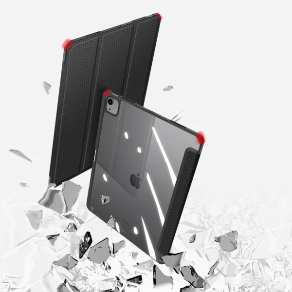 Dux Ducis Toby case with flap and stand for iPad Air 13" 2024 / iPad Pro 12.9" 2018-2022 - blackeng