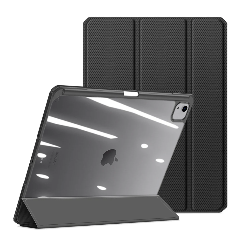 Dux Ducis Toby case with flap and stand for iPad Air 13" 2024 / iPad Pro 12.9" 2018-2022 - blackeng