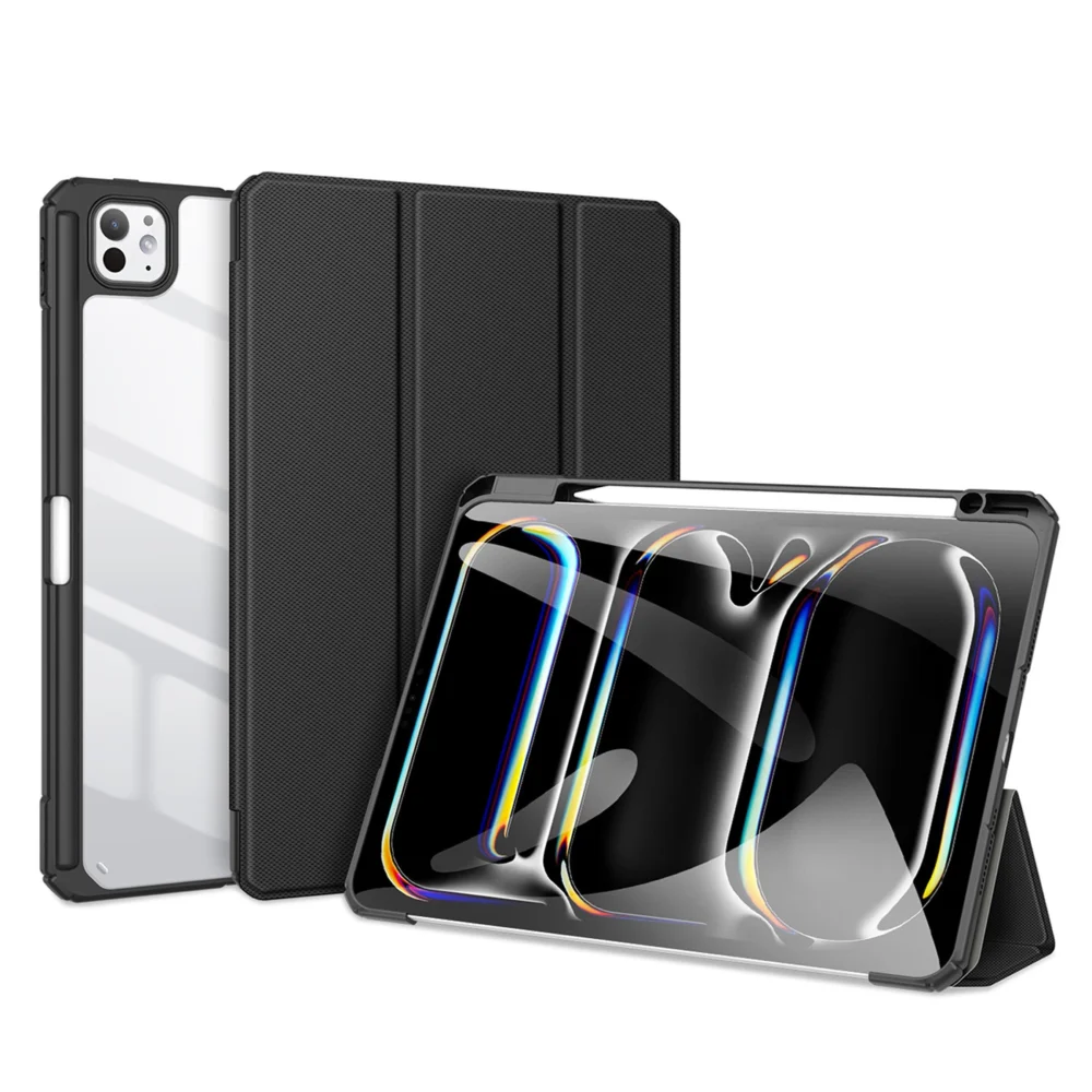 Dux Ducis Toby case with flap and stand for iPad Pro 11" 2024 - blackeng