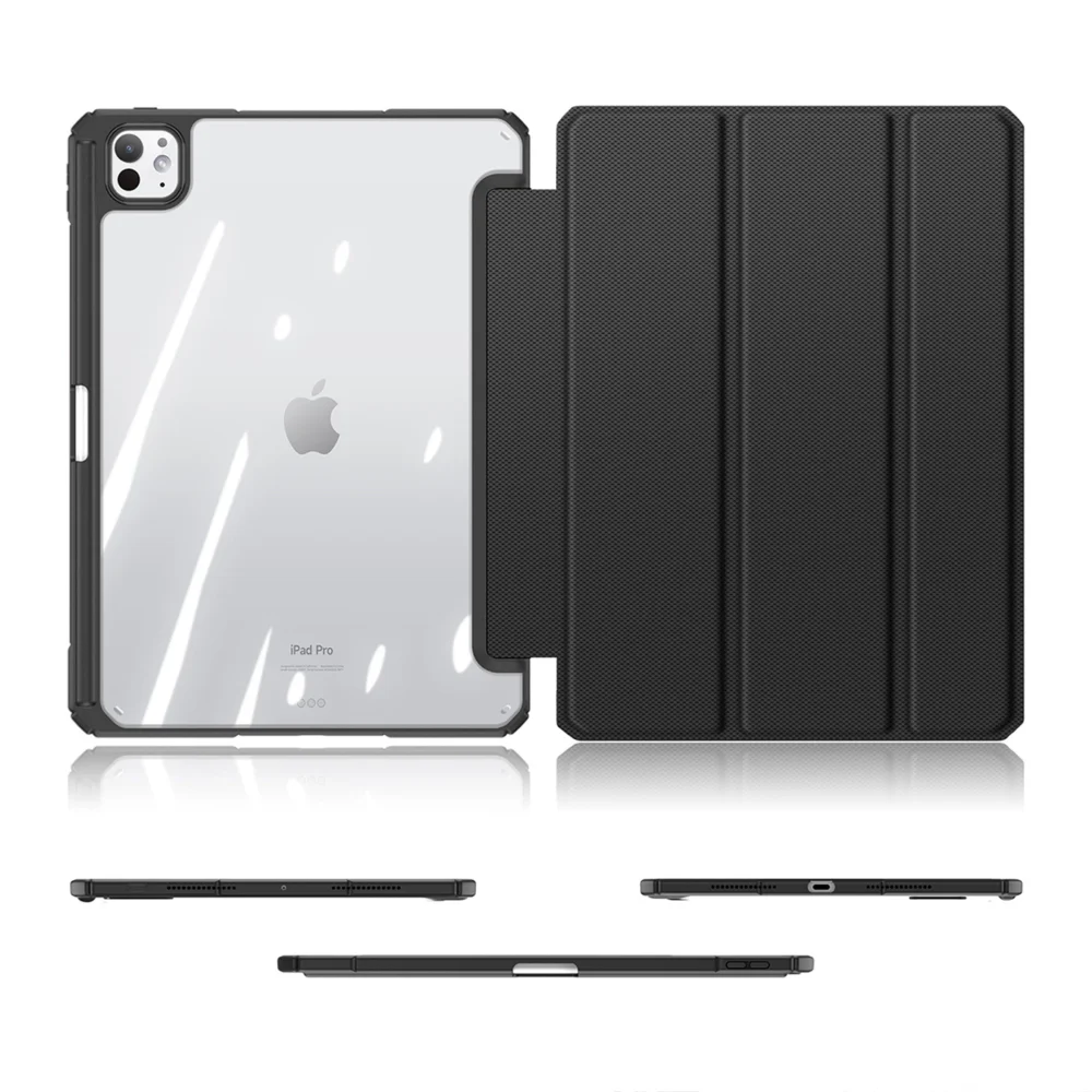 Dux Ducis Toby case with flap and stand for iPad Pro 11" 2024 - blackeng