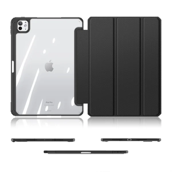 Dux Ducis Toby case with flap and stand for iPad Pro 11" 2024 - blackeng