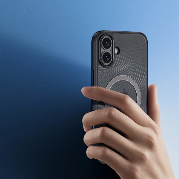 Dux Ducis Aimo Mag Case with MagSafe for iPhone 16 - Blackeng