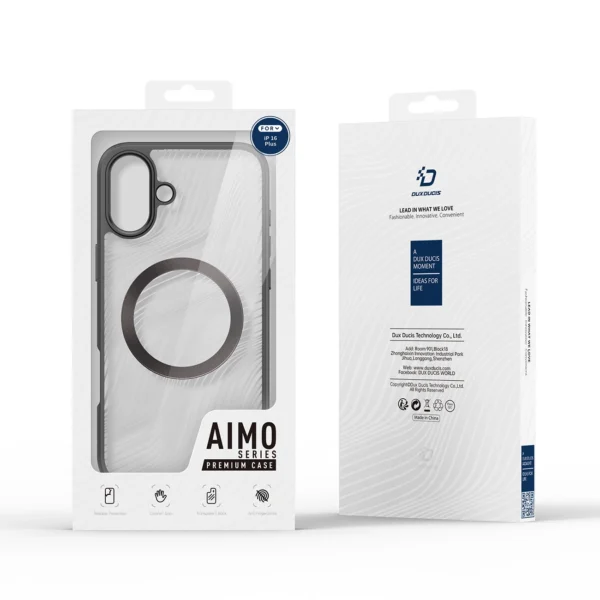 Dux Ducis Aimo Mag Case with MagSafe for iPhone 16 Plus - Blackeng