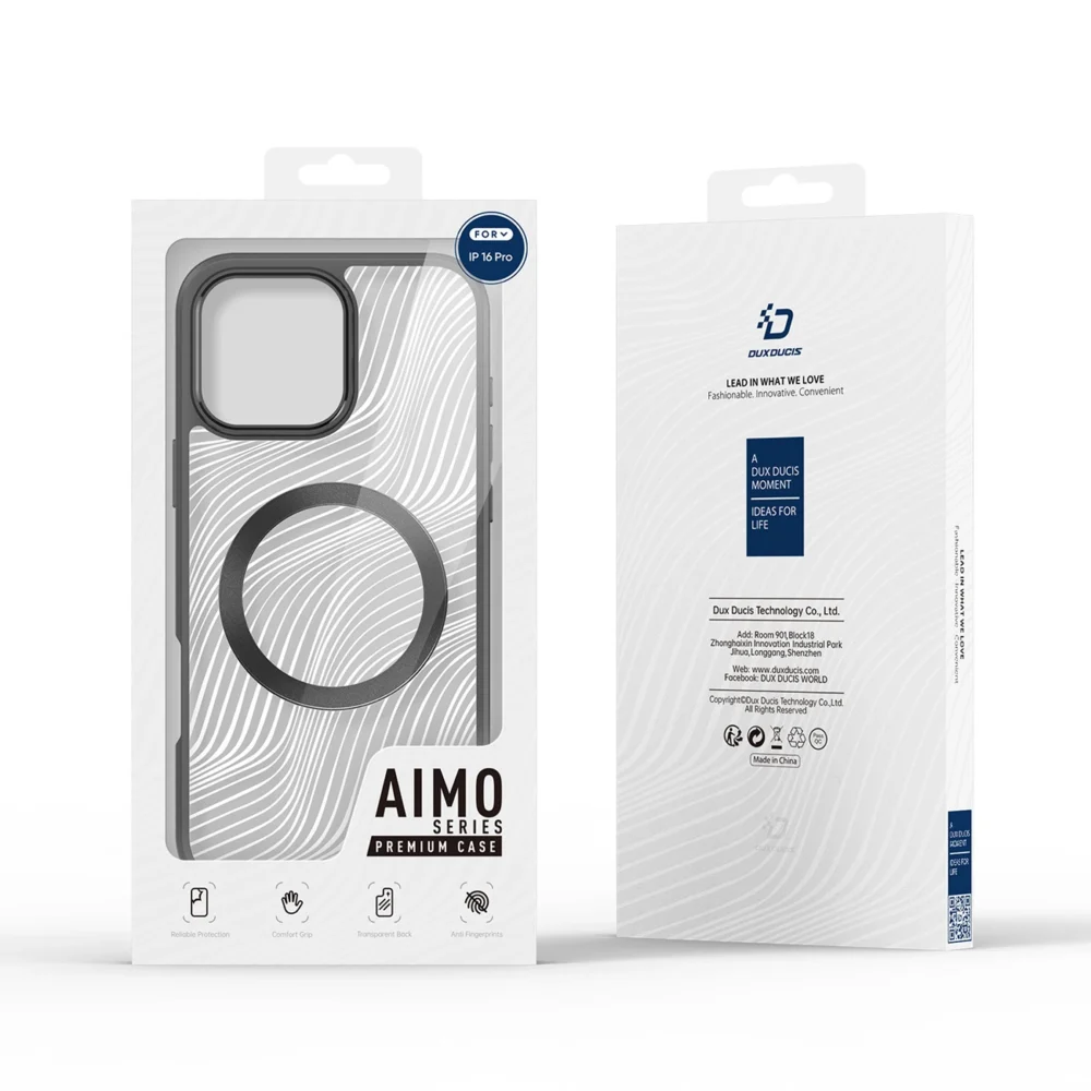 Dux Ducis Aimo Mag Case with MagSafe for iPhone 16 Pro - Blackeng