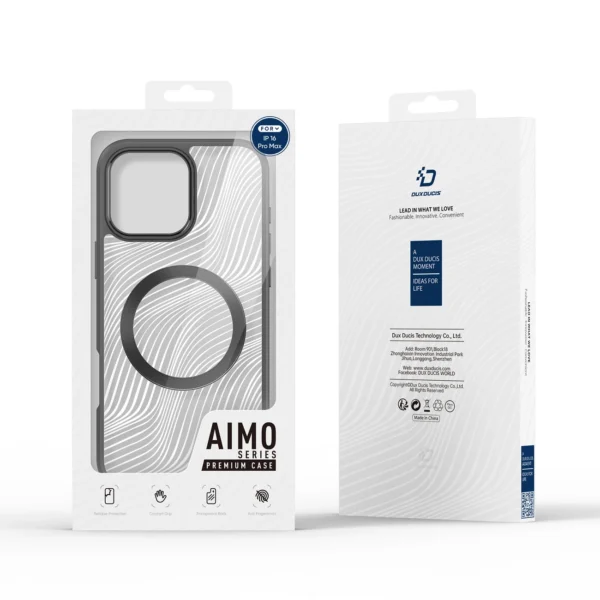 Dux Ducis Aimo Mag case with MagSafe for iPhone 16 Pro Max - blackeng