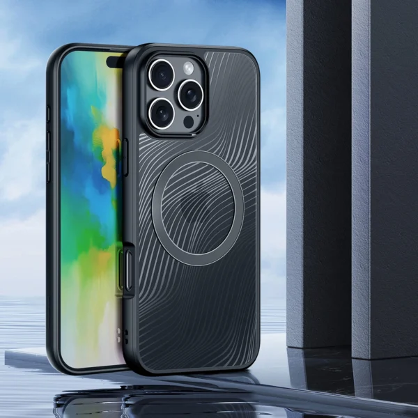 Dux Ducis Aimo Mag case with MagSafe for iPhone 16 Pro Max - blackeng