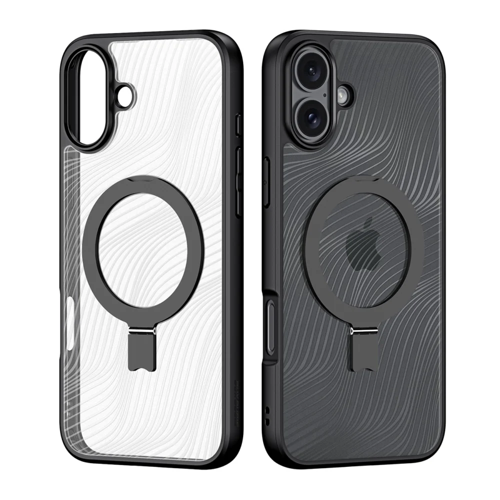 Dux Ducis Aimo Mag case with MagSafe and stand for iPhone 16 - blackeng