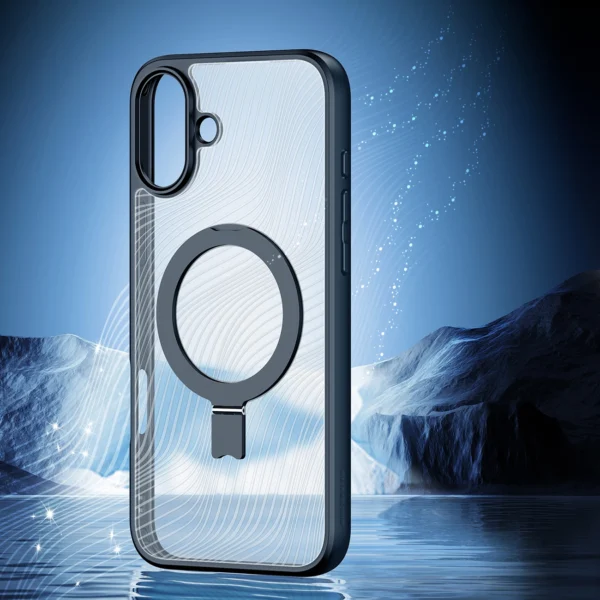 Dux Ducis Aimo Mag case with MagSafe and stand for iPhone 16 - blackeng