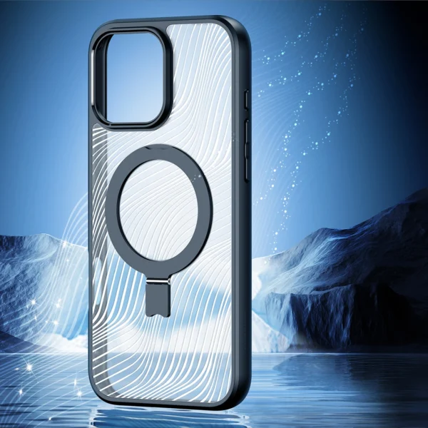 Dux Ducis Aimo Mag Case with MagSafe and Stand for iPhone 16 Pro Max - Blackeng