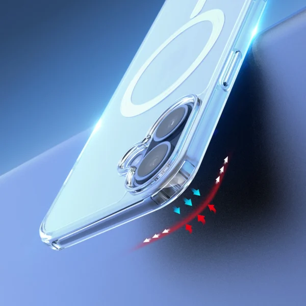 Dux Ducis Clin Mag case with MagSafe for iPhone 16 Plus - transparenteng