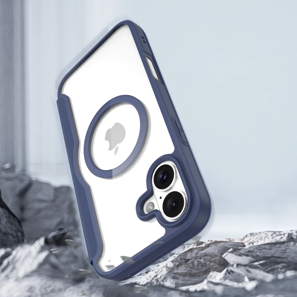 Dux Ducis Skin X Pro iPhone 16 Case with MagSafe and Flip - Blueeng