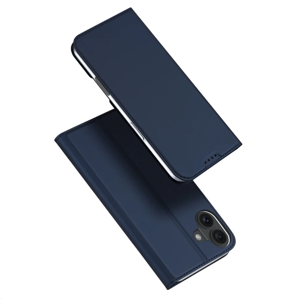 Dux Ducis Skin Pro iPhone 16 Case with Flap and Card Slot - Blueeng