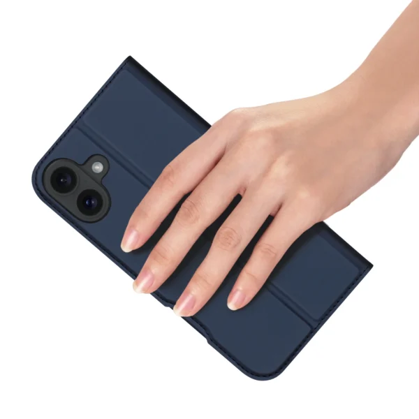 Dux Ducis Skin Pro iPhone 16 Case with Flap and Card Slot - Blueeng