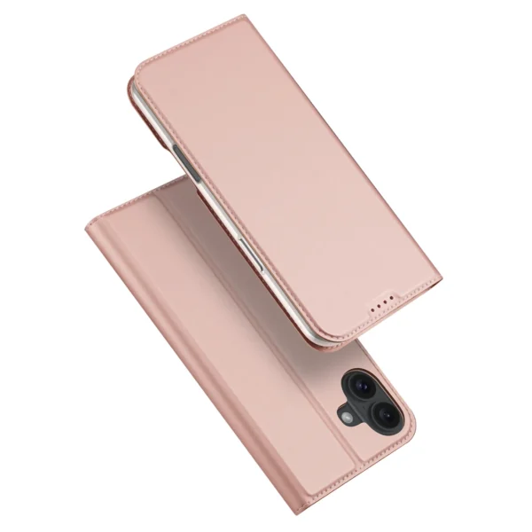 Dux Ducis Skin Pro iPhone 16 Case with Flap and Card Slot - Pinkeng