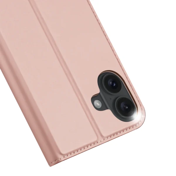Dux Ducis Skin Pro iPhone 16 Case with Flap and Card Slot - Pinkeng