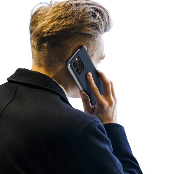 Dux Ducis Skin Pro iPhone 16 Pro Case with Flip and Card Slot - Blueeng