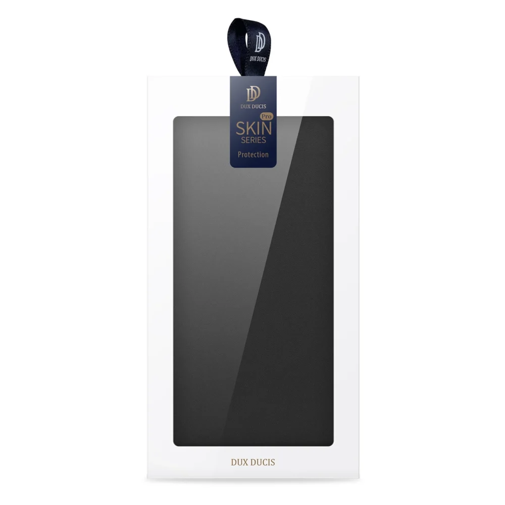 Dux Ducis Skin Pro iPhone 16 Pro Max Case with Flip and Card Slot - Blackeng