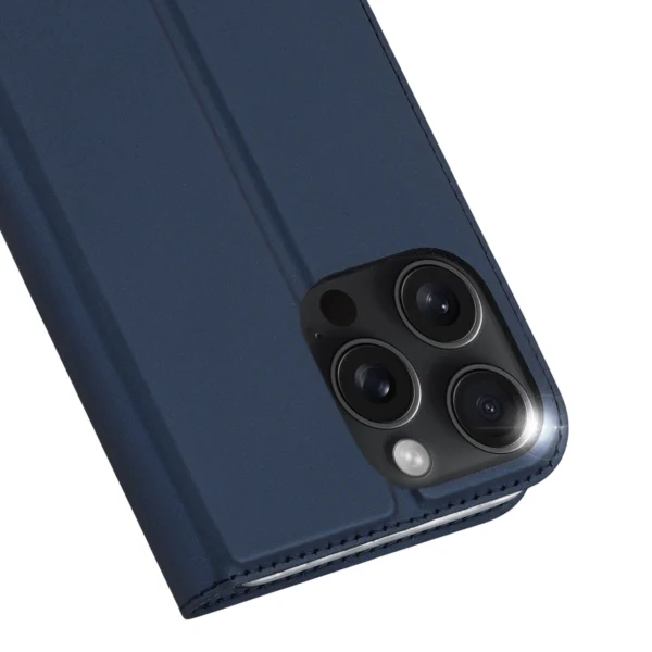 Dux Ducis Skin Pro iPhone 16 Pro Max Case with Flip and Card Slot - Blueeng