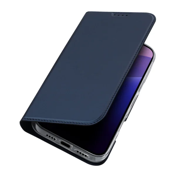 Dux Ducis Skin Pro iPhone 16 Pro Max Case with Flip and Card Slot - Blueeng