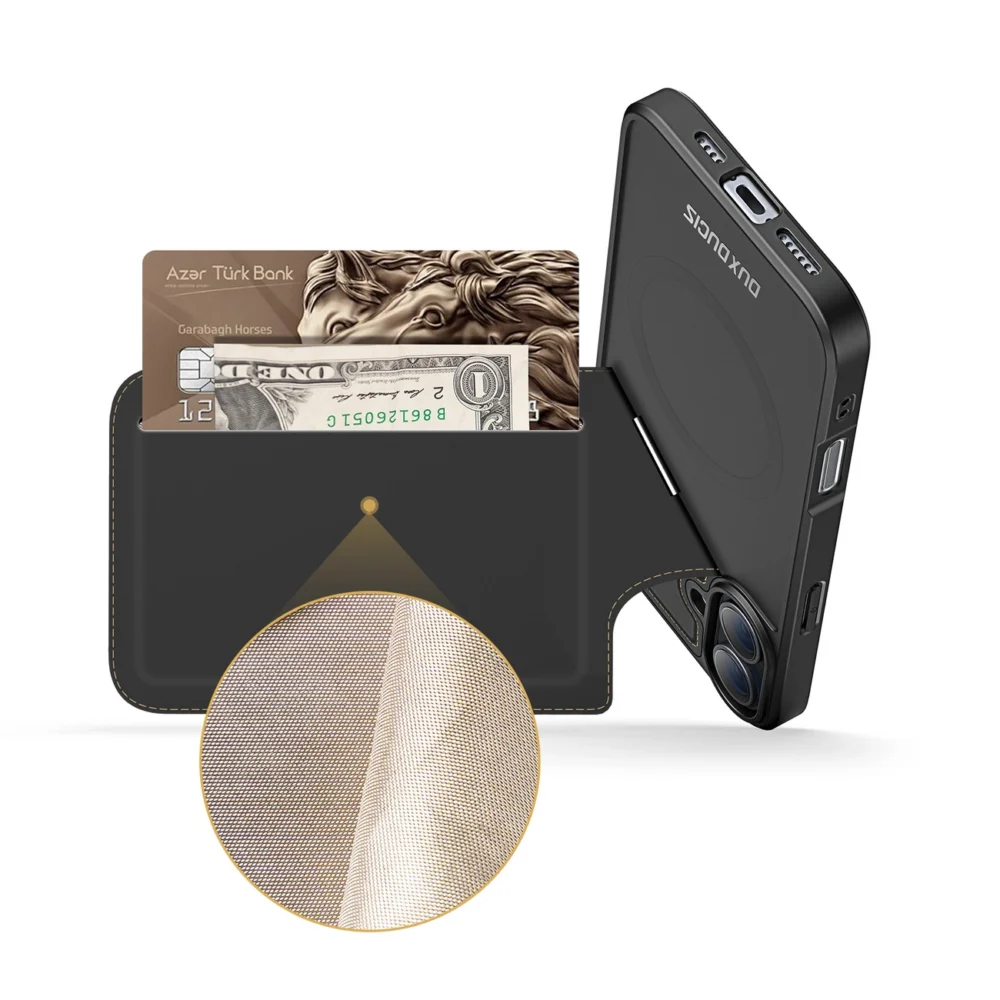 Dux Ducis Rafi II Mag Case with MagSafe for iPhone 16 - Blackeng