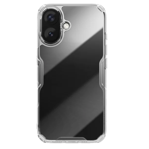 Nillkin Nature Pro Case for iPhone 16 - transparent and whiteeng