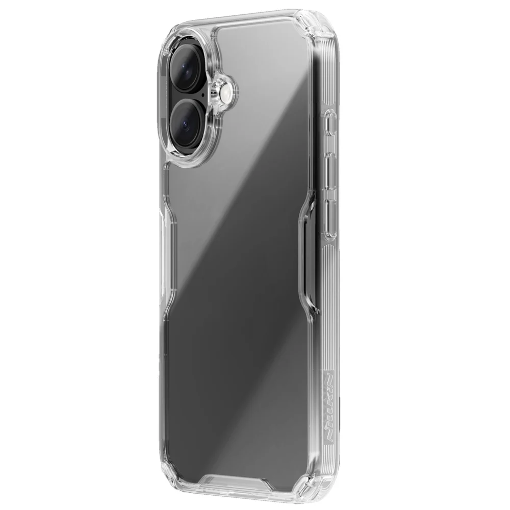 Nillkin Nature Pro Case for iPhone 16 - transparent and whiteeng