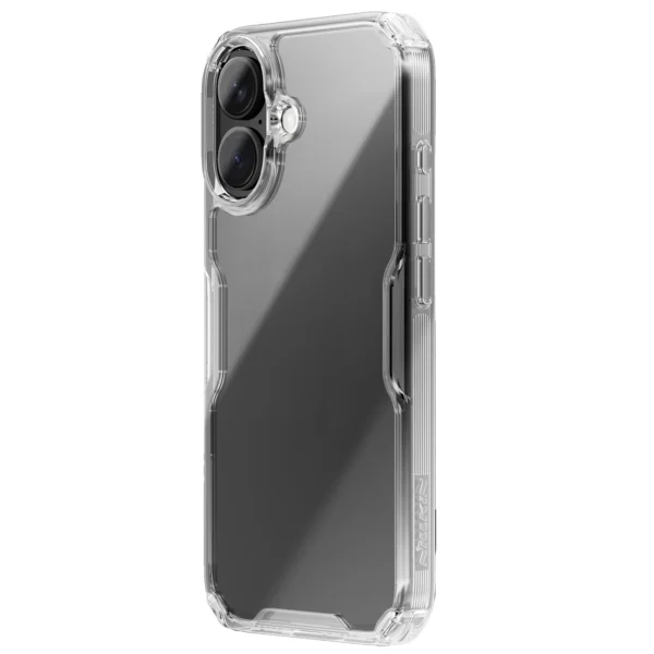 Nillkin Nature Pro Case for iPhone 16 - transparent and whiteeng