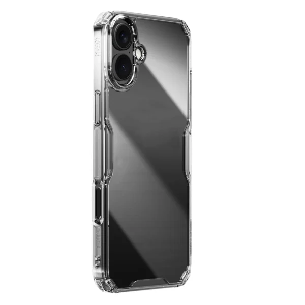 Nillkin Nature Pro Case for iPhone 16 - transparent and whiteeng