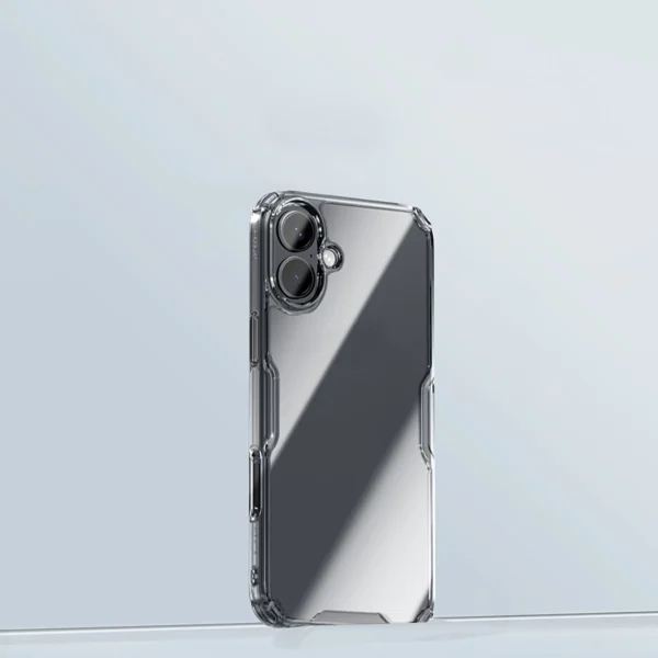 Nillkin Nature Pro Case for iPhone 16 - transparent and whiteeng