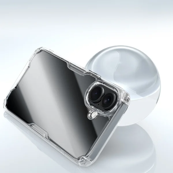Nillkin Nature Pro Case for iPhone 16 - transparent and whiteeng