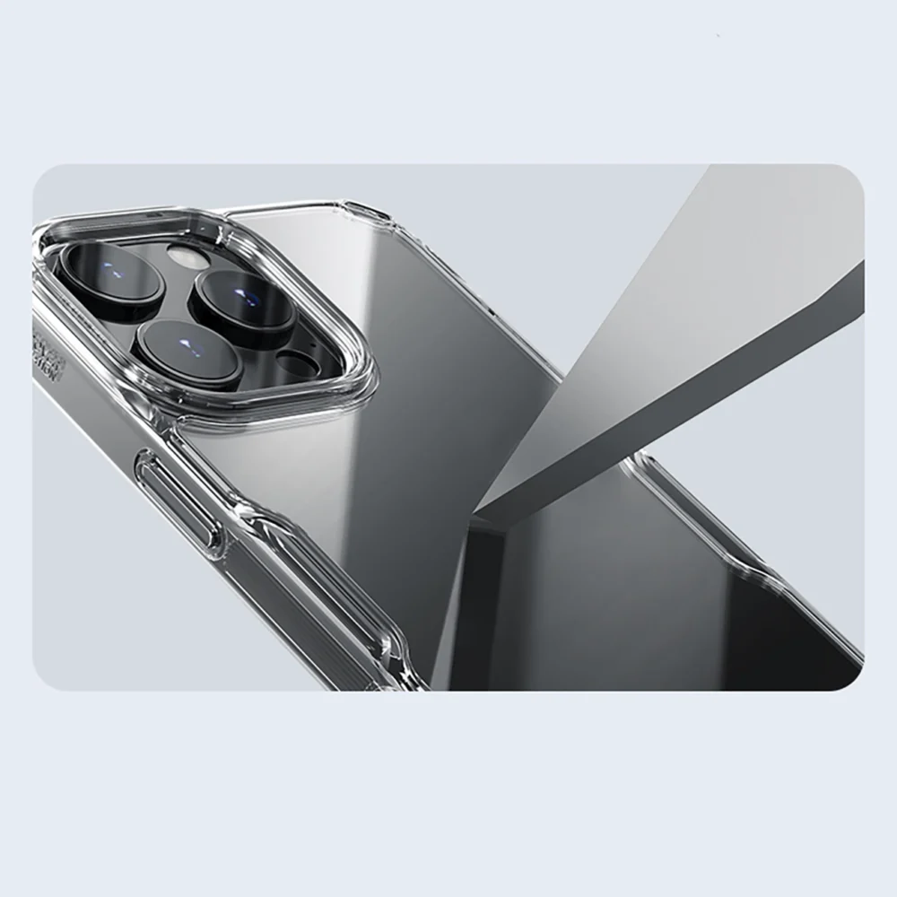 Nillkin Nature Pro Case for iPhone 16 Pro - transparent and whiteeng