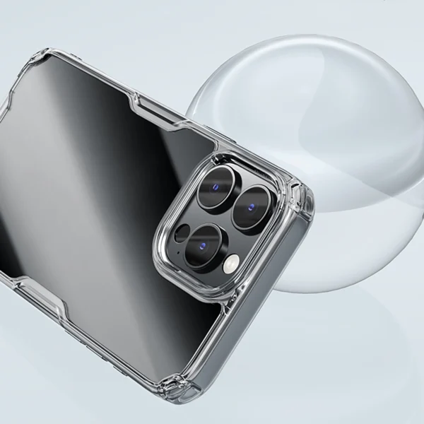 Nillkin Nature Pro Case for iPhone 16 Pro - transparent and whiteeng