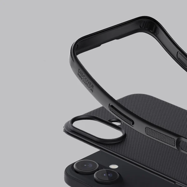 Nillkin Super Frosted Shield Pro case for iPhone 16 - blackeng