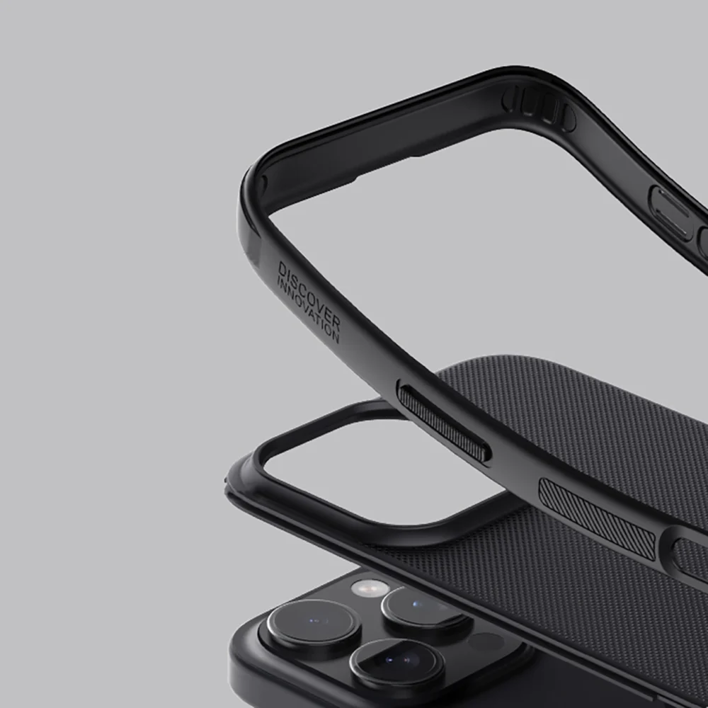 Nillkin Super Frosted Shield Pro case for iPhone 16 Pro Max - blackeng