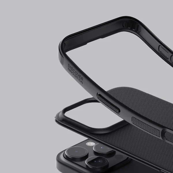 Nillkin Super Frosted Shield Pro case for iPhone 16 Pro Max - blackeng