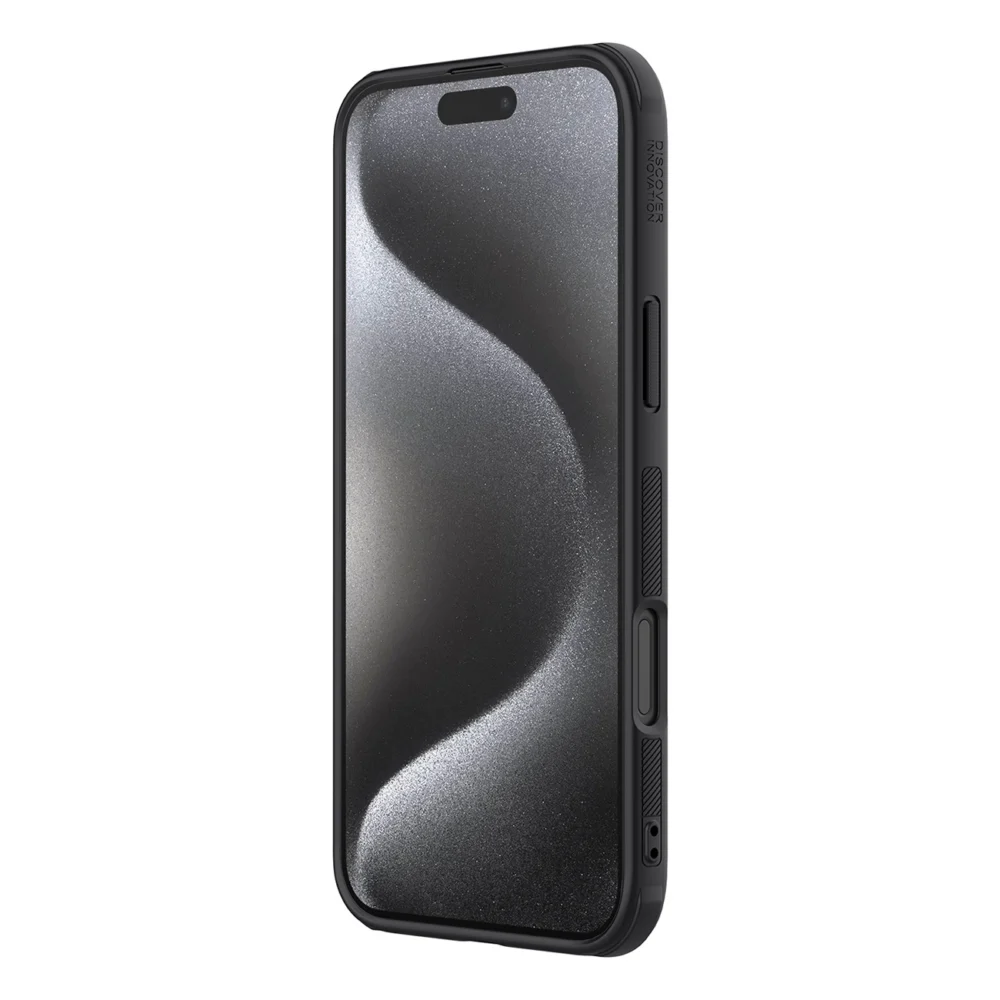 Nillkin Super Frosted Shield Pro Magnetic Case for iPhone 16 Pro - blackeng