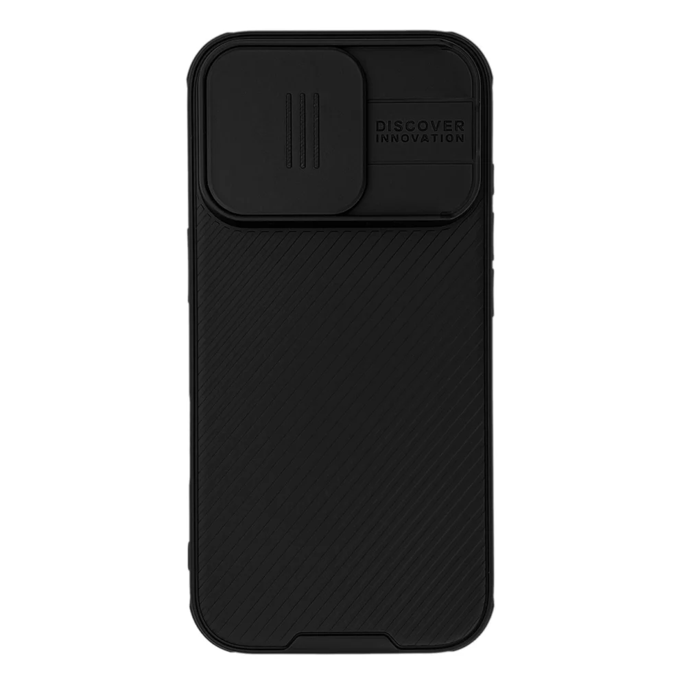 Nillkin CamShield Pro Case for iPhone 16 Pro with camera cover - blackeng
