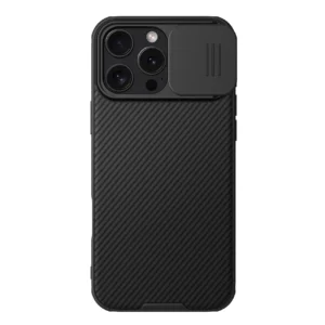 Nillkin CamShield Pro Case for iPhone 16 Pro Max with camera cover - blackeng
