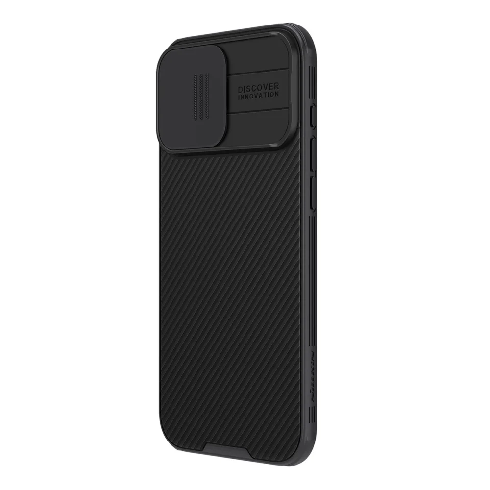 Nillkin CamShield Pro Case for iPhone 16 Pro Max with camera cover - blackeng