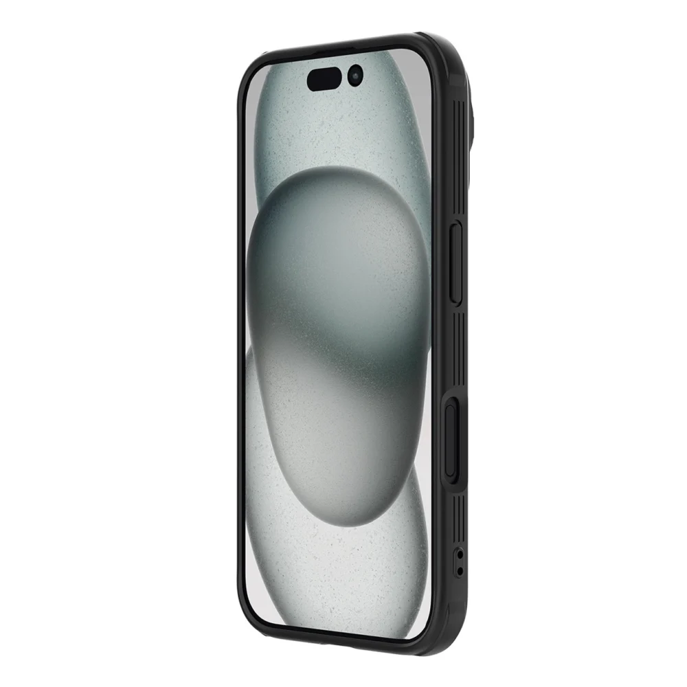 Nillkin CamShield Prop Case for iPhone 16 Pro Max with Camera Cover and Stand - Blackeng