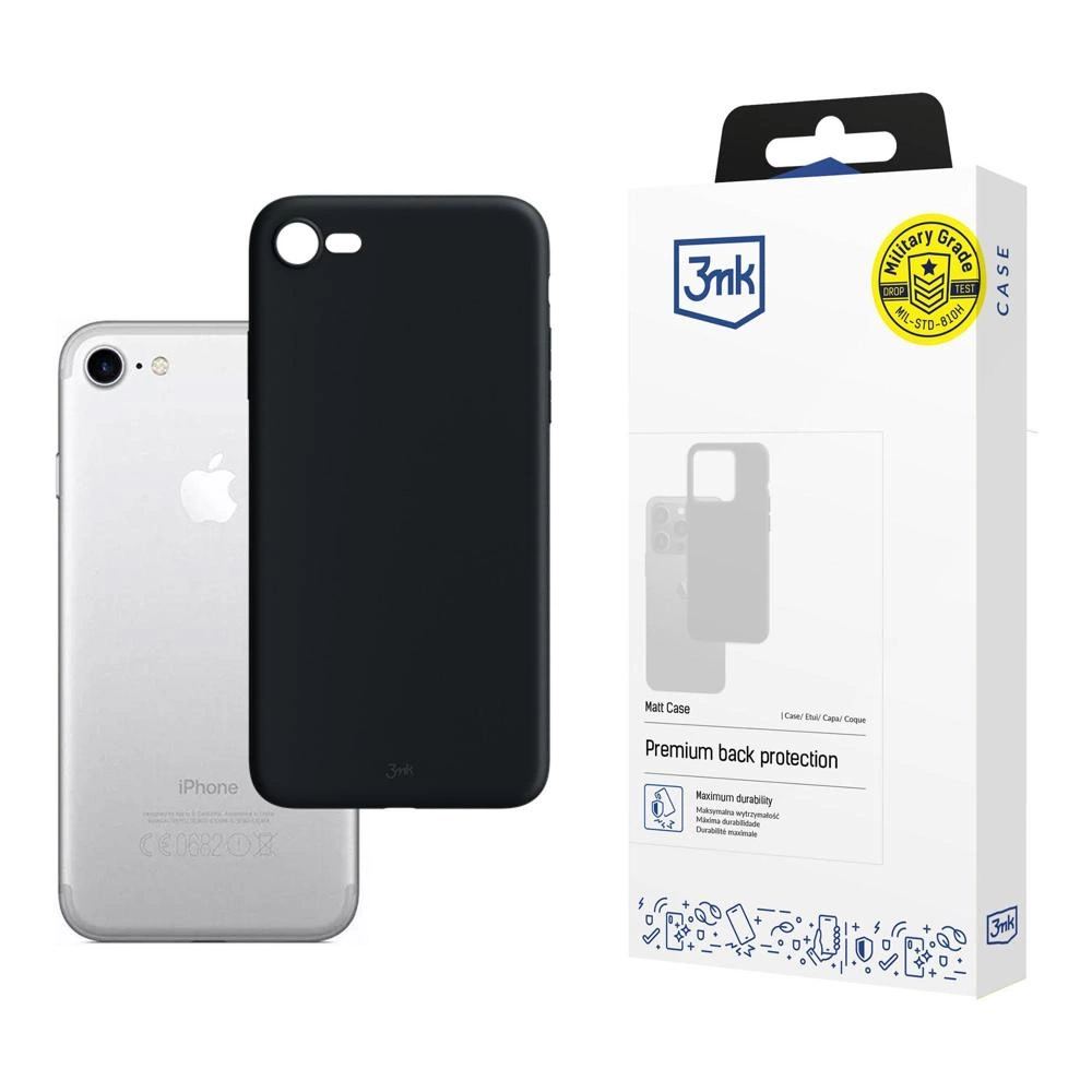 3mk Matt Case for iPhone 7 / 8 - blackeng